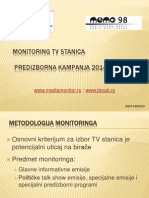 Monitoring Medija U Predizbornom Periodu Od 26.2 Do 11.3.2014.godine