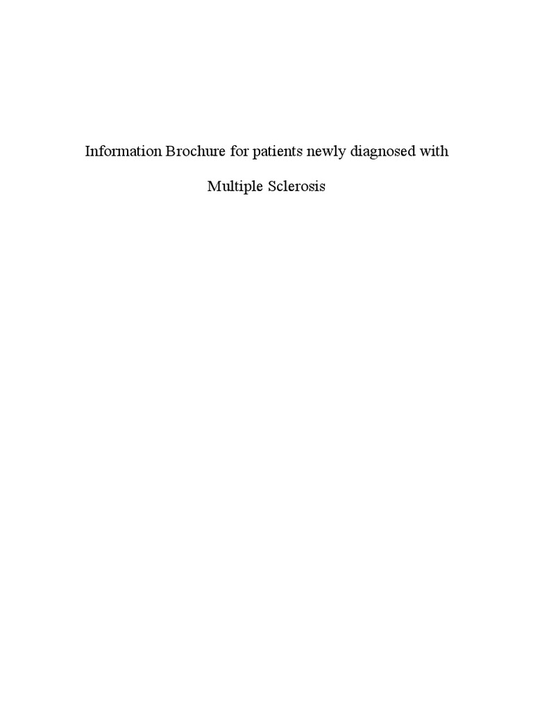 Multiple Sclerosis Pdf Multiple Sclerosis Nerve
