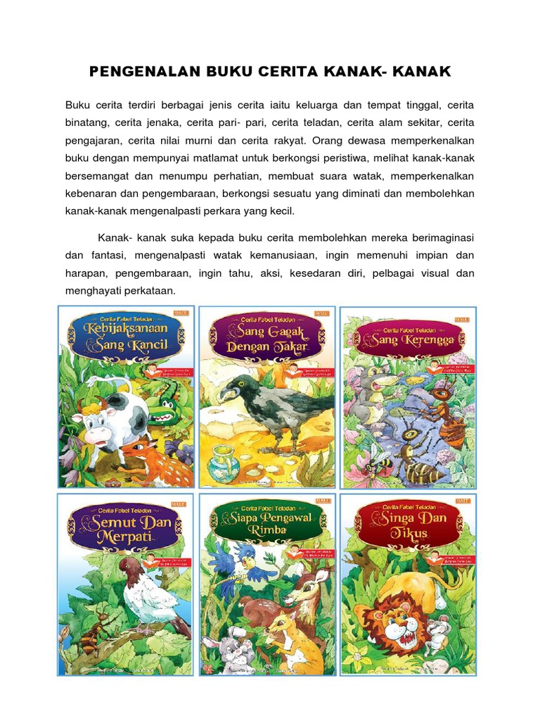 Cerita Teladan Kanak Kanak Englshlopo