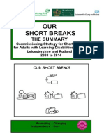 LD Shortbreaks Summary