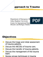 Initial Approach to Trauma Lecture