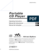 Portable CD Player: Operating Instructions Manual de Instrucciones Manual de Instruções