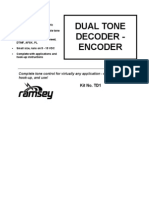 Dual Tone Encoder Decoder