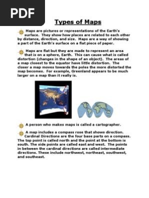 Types Of Maps Pdf Types Of Maps | Pdf | Map | Cartography