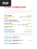 Ccna Commands