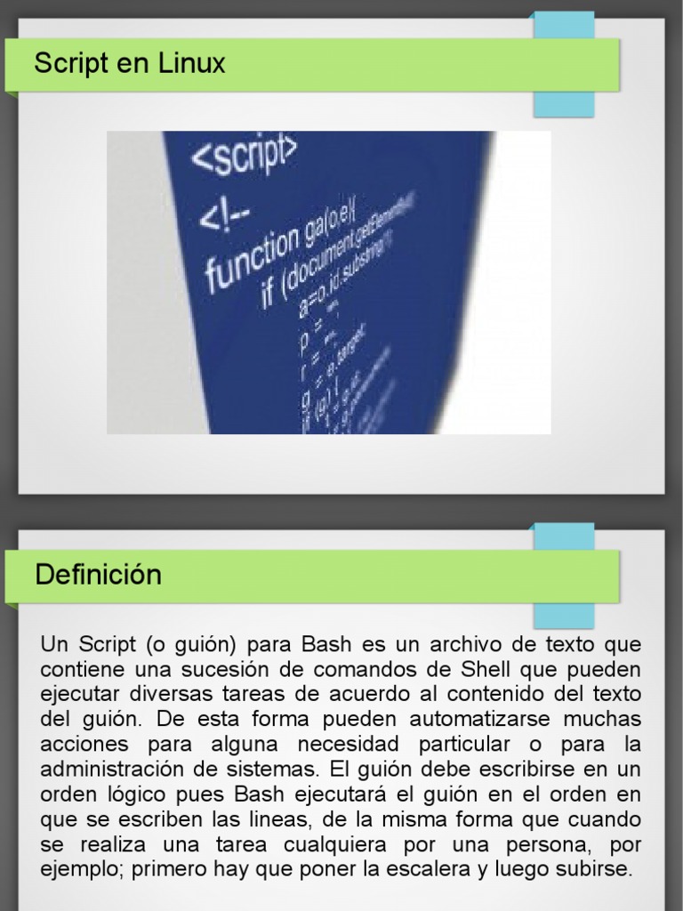 Clase 8 Programacion en Shell Script Parte 1 Unidad 2 | PDF | Comillas ...