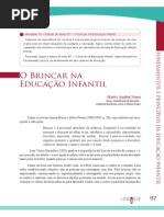 Brincar na educação infantil