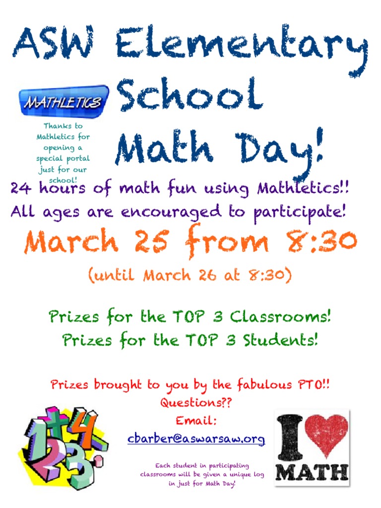ASW Elementary Math Day Event | PDF