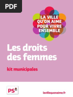 Droits des femmes & Municipales : notre projet, le Progrès
