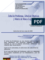 Instrumentos de La Planificación Estratégica: Arbol de Objetivos y Marco Lógico