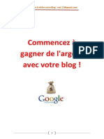 Commencez à gagner de l'argent avec votre blog