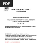 Download Request for Applications - College Park-UMD Metro Station Area by mjneibauer SN212341549 doc pdf