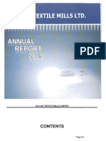 Sajjad Textile Annual Report