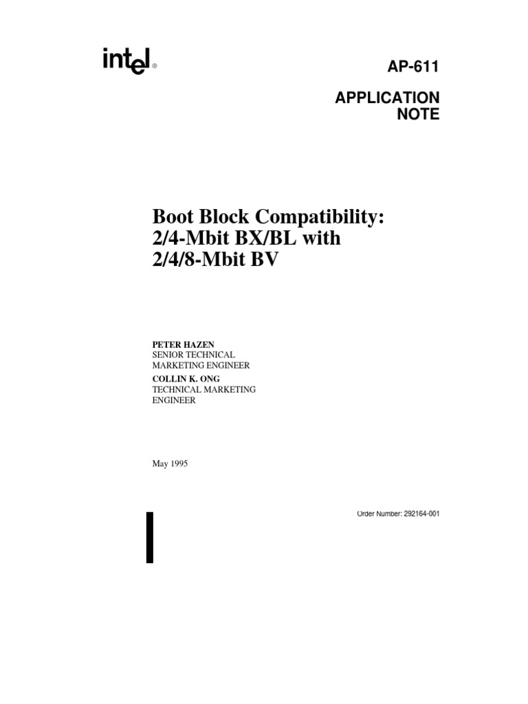 Intel - Application Brief 28F016SX Design | PDF
