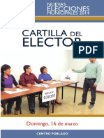 Cartilla Elector NEM2014 Centro Poblado