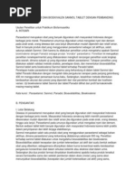 Download Uji Bioavailabilitas Dan Bioekivalen Sanmol Tablet Dengan Pembanding Panadol Tablet by Lowis Yanmaniar SN212357917 doc pdf