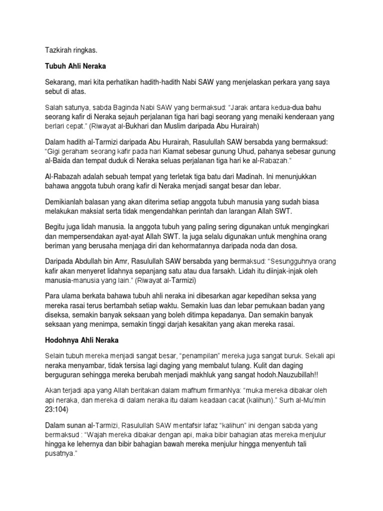 Tazkirah Ringkas