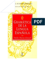 Gramática de La Lengua - Emilio Alarcos Llorach
