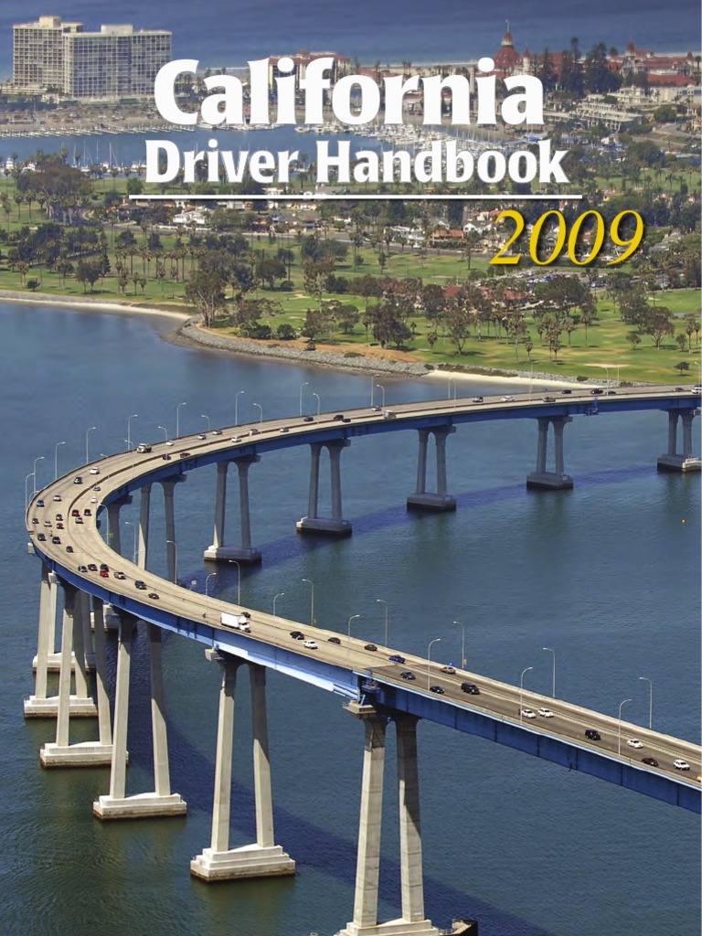 CA Driver Handbook 2009 PDF Driving Department Of Motor Vehicles