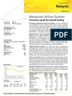 Malaysian Airline System Provisions Spoilt The Smooth Landing