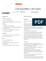 Pavê de Baunilha e Chocolate - Imprimir