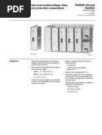 1mrk509004-Ben A en Time Over Undervoltage Relays and Protection Assemblies Rxedk 2h Raedk