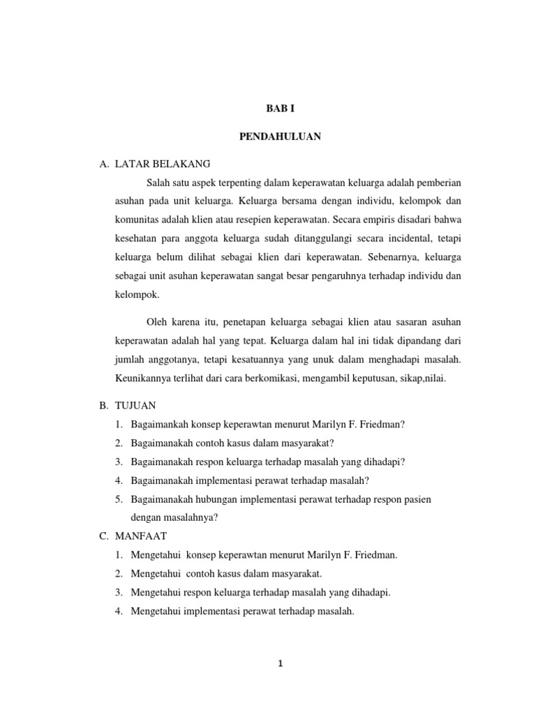 Konsep Keluarga Friedman