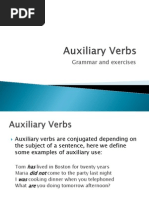 Auxiliary Verbs Presentation