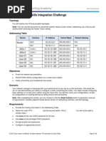 6.5.1.2 Packet Tracer Skills Integration Challenge Instructions