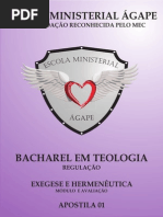 EXEGESE E HERMENÊUTICA - APOSTILA 01