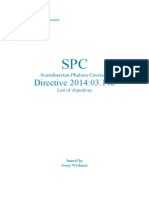 Directive 2014:03.14b: - Scandinavian Phalanx Covenant List of Objectives