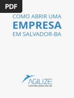 eBook Como Abrir Uma Empresa Salvador Ba