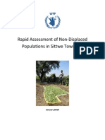 Assessment Agri Rapid Assessmentof Non-Displaced Populations Tsp Sittwe WFP Jan2013