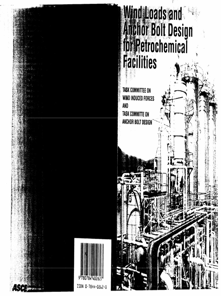 Wind Loads and Anchor Bolt Design For Petrochemical Facilities PDF
