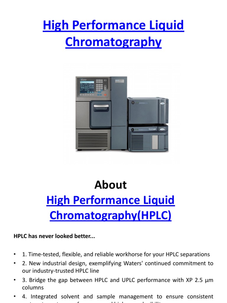 High Performance Liquid Chromatography | PDF | Technology & Engineering