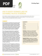 How to Identify Degraded Land for Sustainable Palm Oil in Indonesia