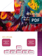 Delirium y Diferencia Con Demencia