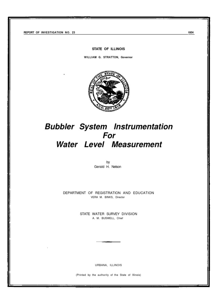 Bubbler System Pdf