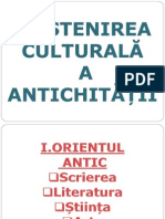 Mostenirea Culturala A Antichitatii