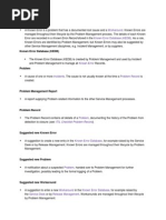 KEDB Overview and Template Guide | PDF | Itil | Information Technology