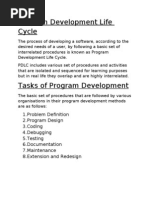 Program Development Life Cycle