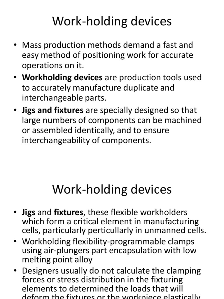 Work Holding Devices Machining Metalworking