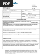 Natural Gas MSDS