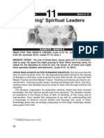 Discipling Spiritual Leaders: Easy Reading Edition March 8-14