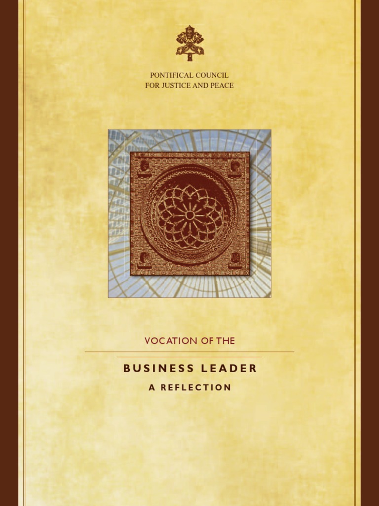 Business Leaders' Vocation Guide | PDF | Social Science