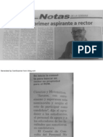 Noticia sobre la candidatura del Dr. Orengo en el periódico La Estrella de PR.