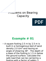 Problems On Bearing Capacity