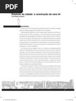 estatuto da cidade e a construção da lei