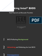 Attacking Intel BIOS