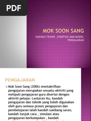 Mok Soon Sang Pdf